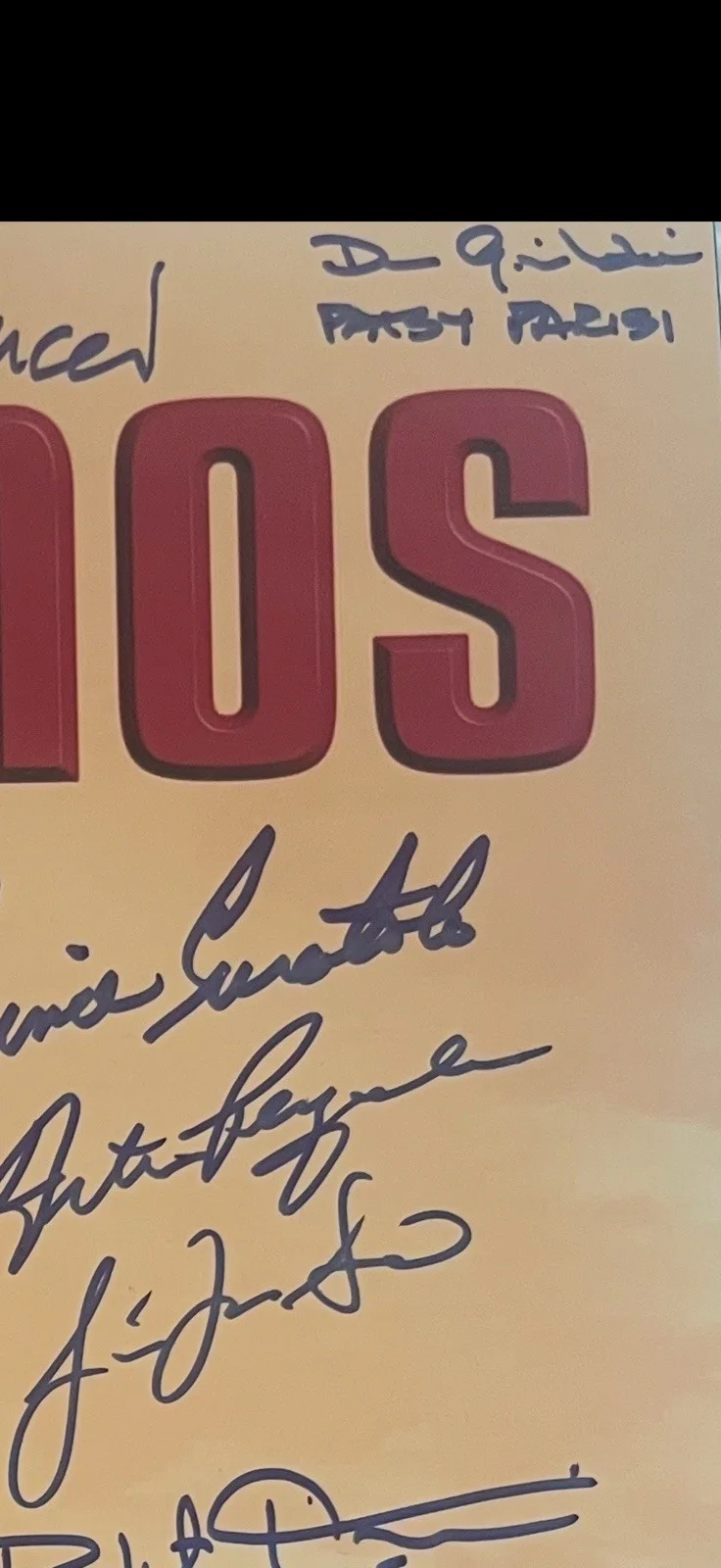 Dominic Chianese, Jamie Lynn Sigler, Vincent Patore — Sopranos Signed 11x14 Cast Signed Photo Signed By 18 JSA Uncle Jr,Robert Iler+16, image 4