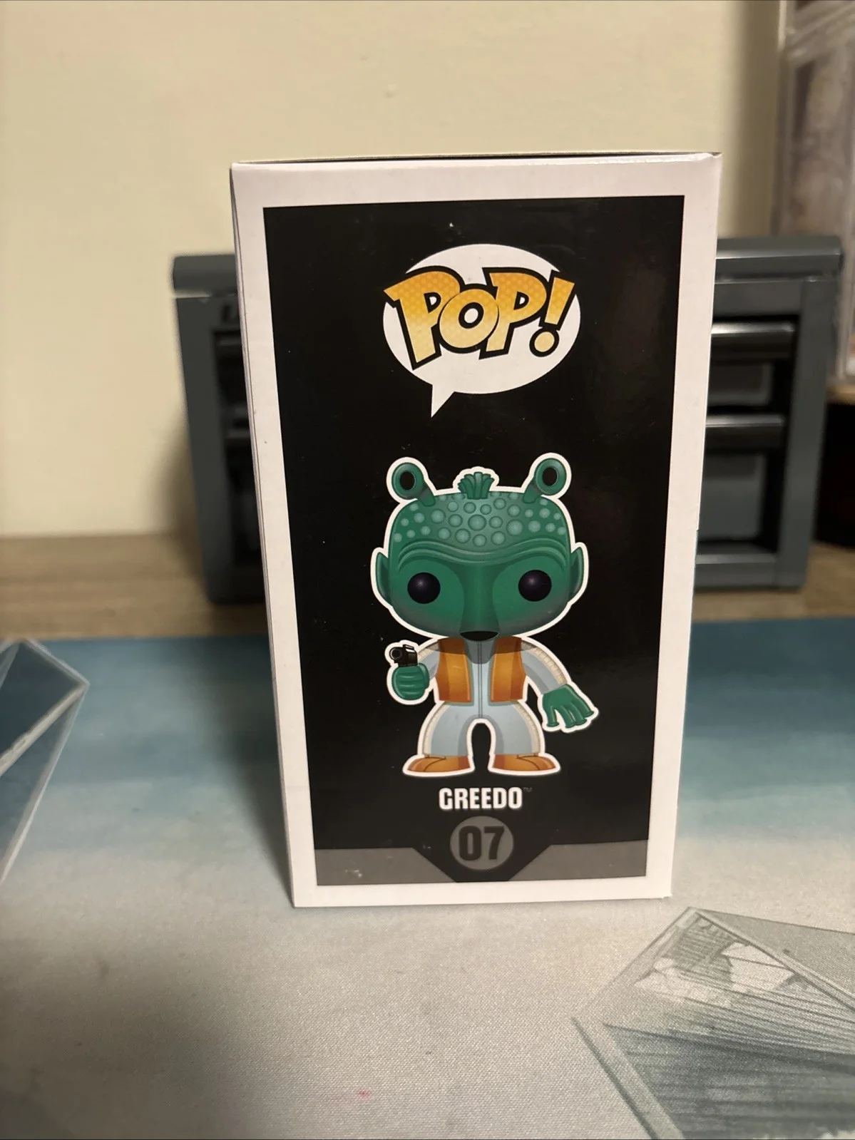 PAUL BLAKE - Signed/Autographed Funko Pop 07 Greedo - Star Wars - Beckett BAS, image 4