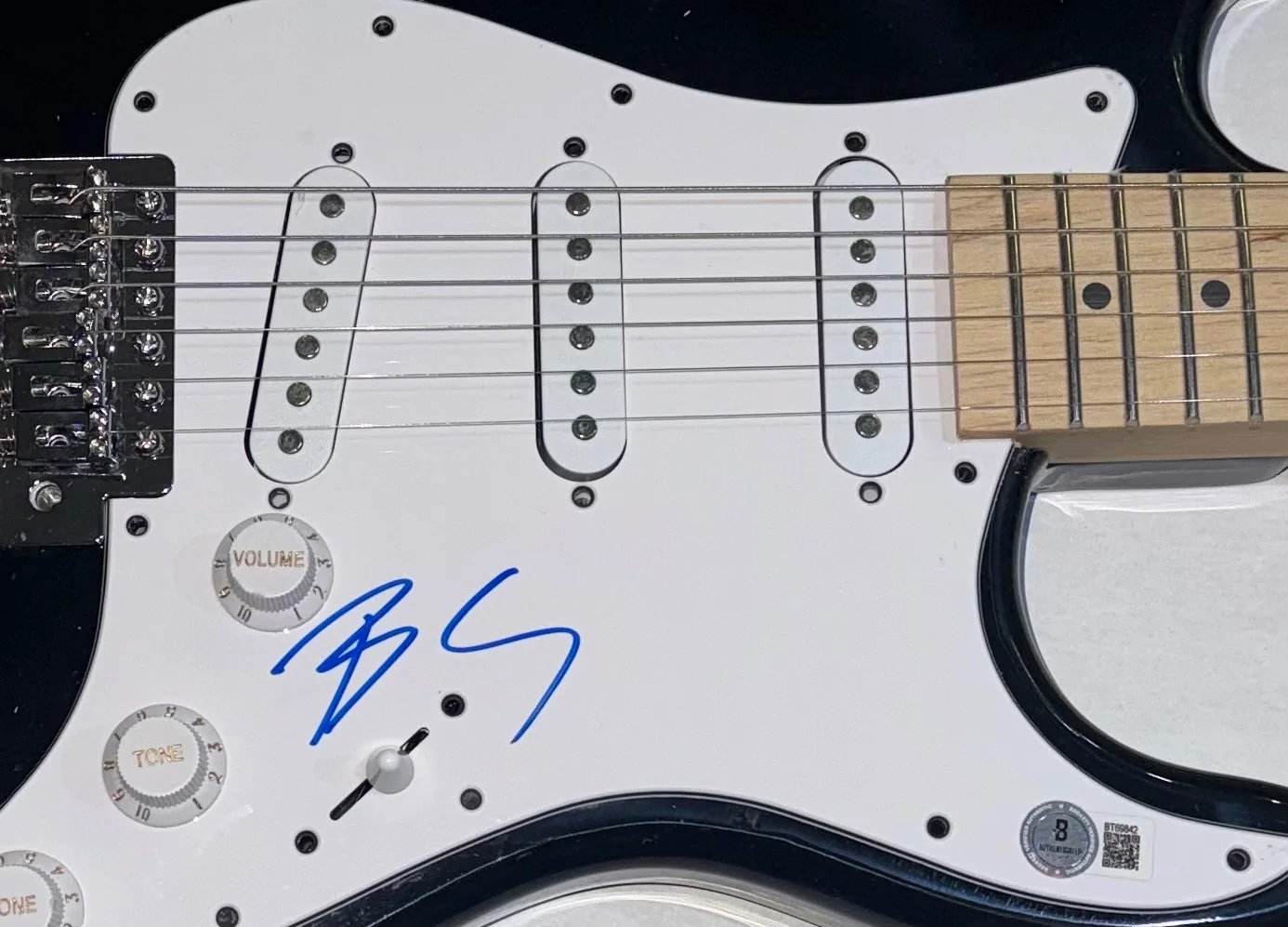 Blake Shelton Signed Autograph Electric Guitar Country Music Singer Beckett COA, изображение 3