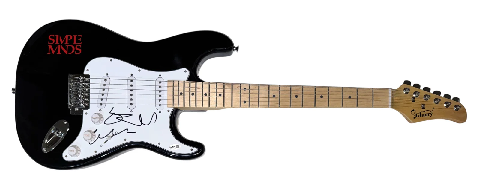 Simple Minds Band Signed Autograph Electric Guitar Jim Kerr Charlie Burchill JSA, изображение 2