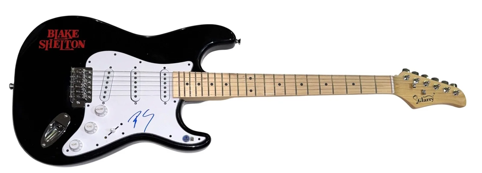 Blake Shelton Signed Autograph Electric Guitar Country Music Singer Beckett COA, image 2