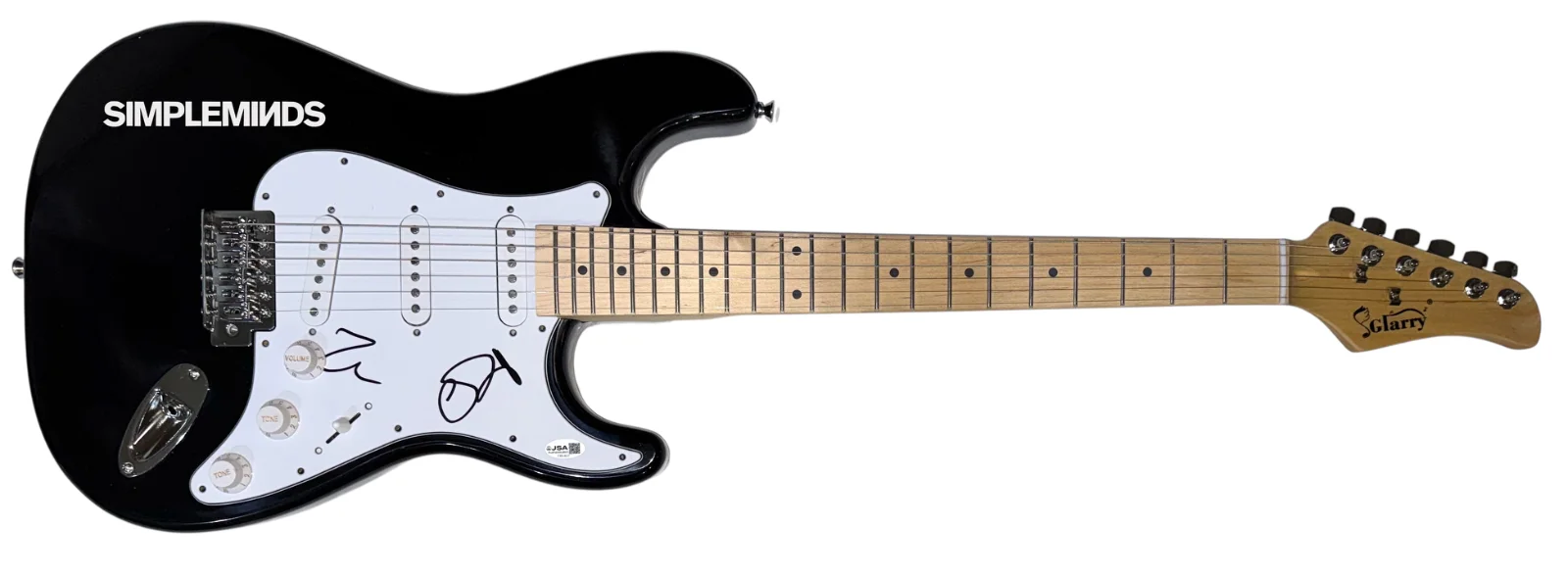 Simple Minds Signed Autograph Electric Guitar Jim Kerr Charlie Burchill Band JSA, image 2