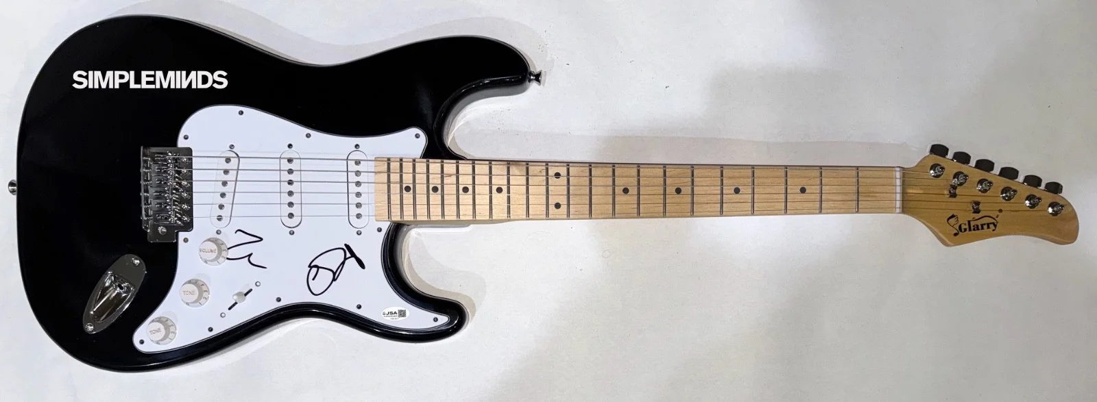 Simple Minds Signed Autograph Electric Guitar Jim Kerr Charlie Burchill Band JSA, image 3