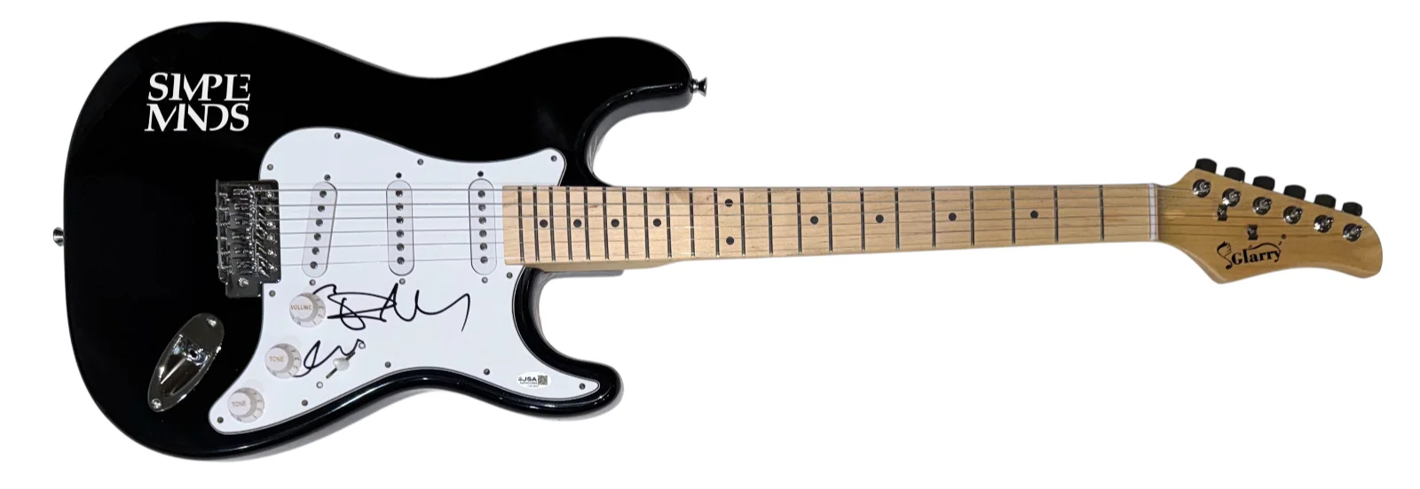 Simple Minds Signed Autograph Electric Guitar Jim Kerr Charlie Burchill Band JSA, изображение 2