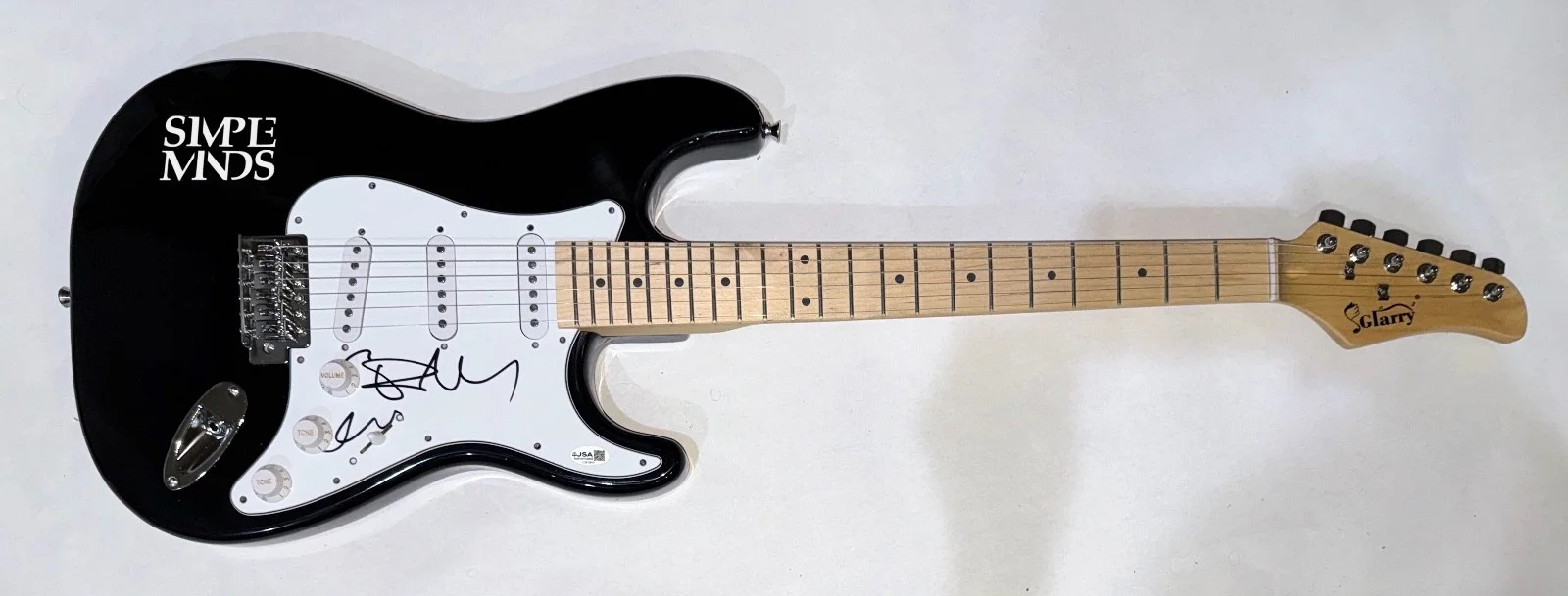 Simple Minds Signed Autograph Electric Guitar Jim Kerr Charlie Burchill Band JSA, изображение 3