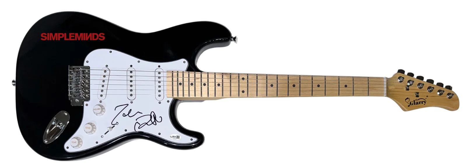 Simple Minds Signed Autograph Electric Guitar Jim Kerr Charlie Burchill Band JSA, изображение 2