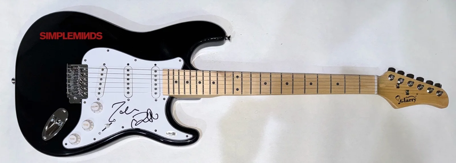 Simple Minds Signed Autograph Electric Guitar Jim Kerr Charlie Burchill Band JSA, изображение 3
