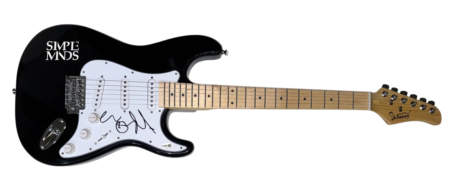 Simple Minds Signed Autograph Electric Guitar Jim Kerr Charlie Burchill Band JSA, image 2