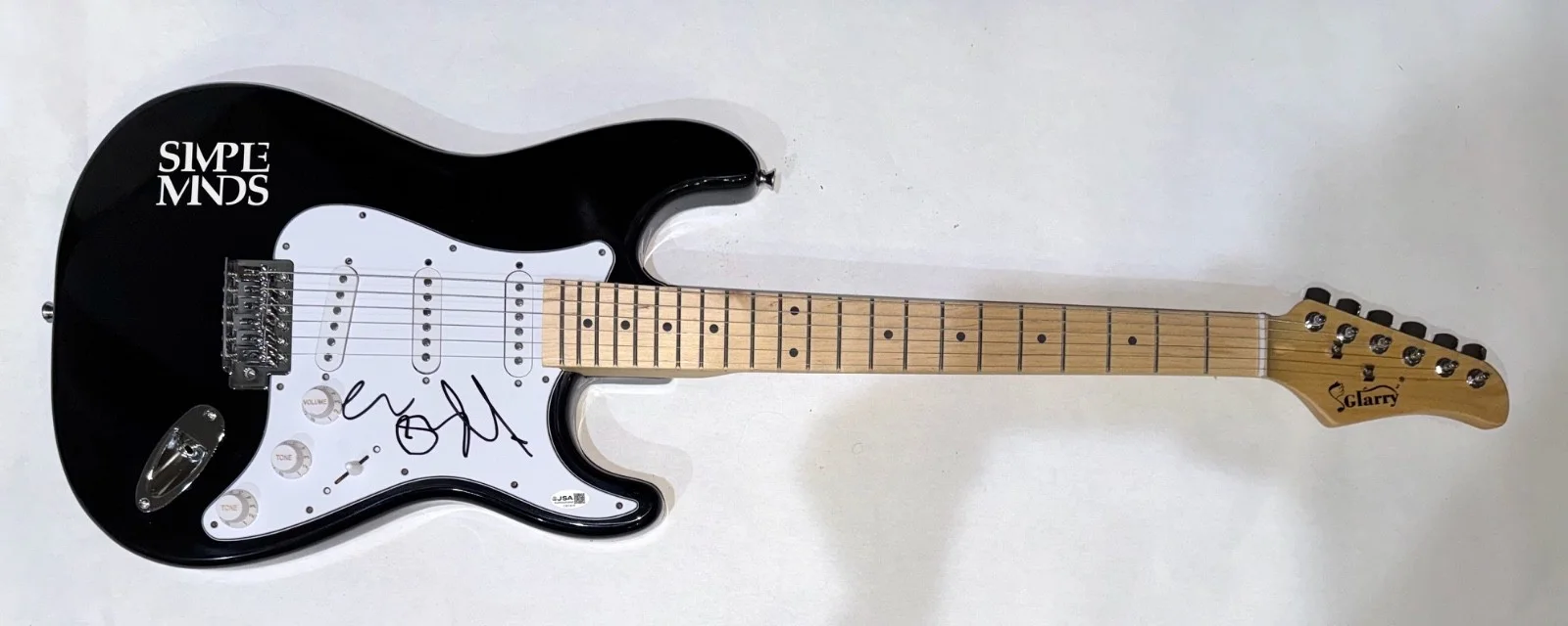 Simple Minds Signed Autograph Electric Guitar Jim Kerr Charlie Burchill Band JSA, image 3