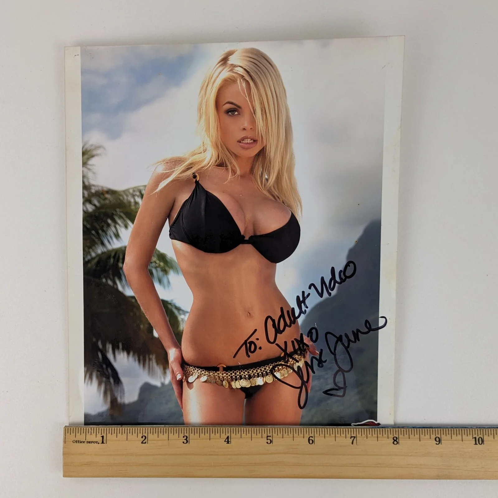 Jesse Jane — Jesse Jane Signed 8x10 Photo Autographed Adult Star DP Digital Playground, изображение 2