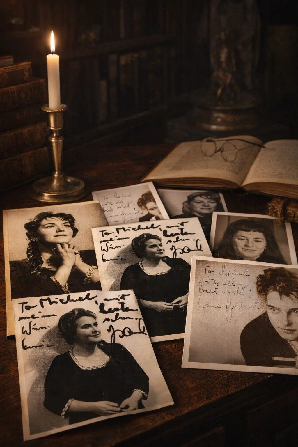 Vintage Leonie Rysanek Signed Photo Lot Opera Autographs Collection, image 2