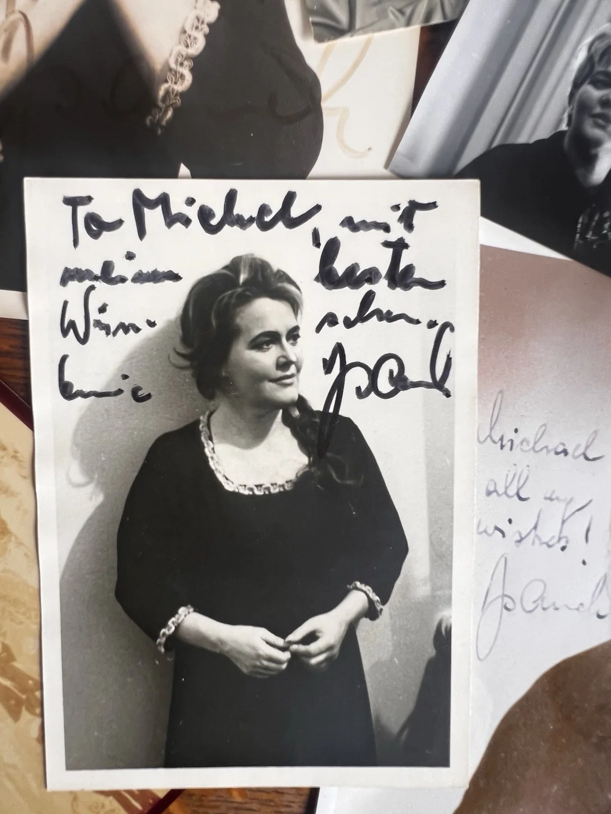 Vintage Leonie Rysanek Signed Photo Lot Opera Autographs Collection, image 3
