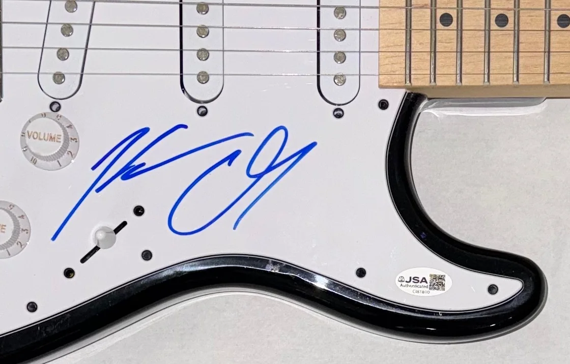 Kenny Chesney Signed Autograph Electric Guitar Country No Shoes Nation JSA COA, изображение 4