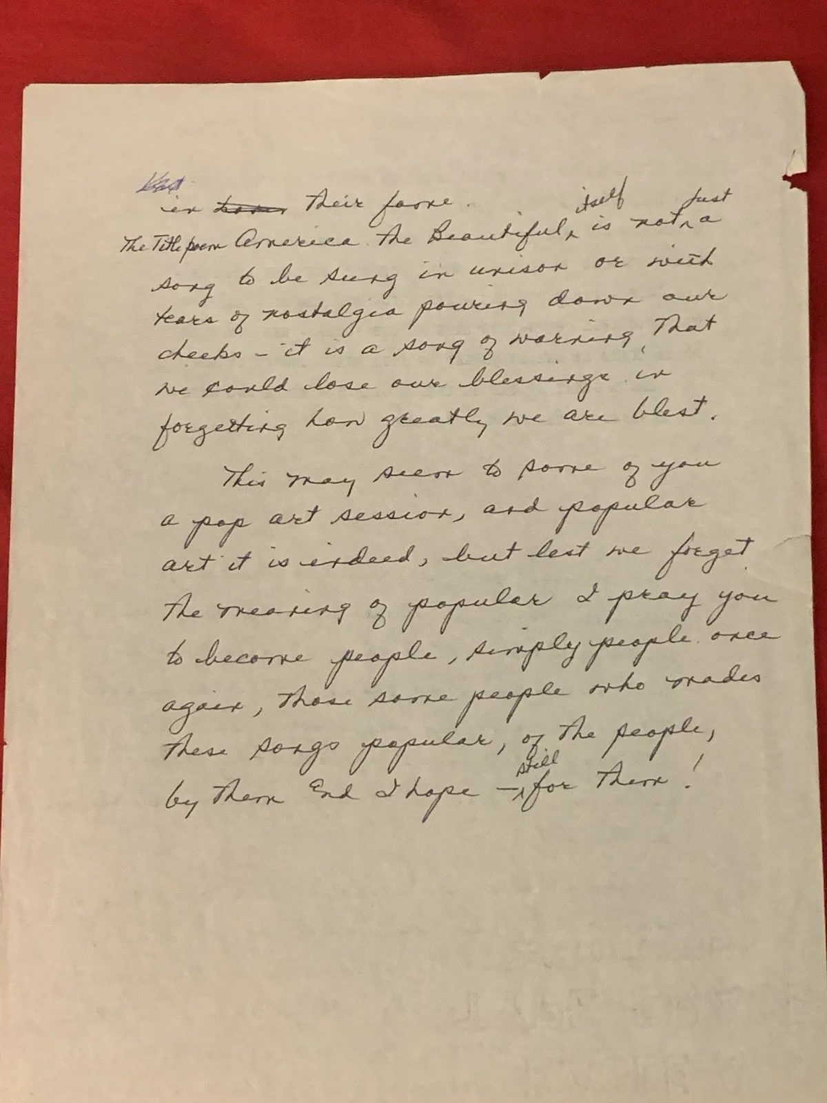 Vincent Price — Vincent Price Estate Typed & Handwritten Manuscript; Beautifully Handwritten 24b, изображение 2