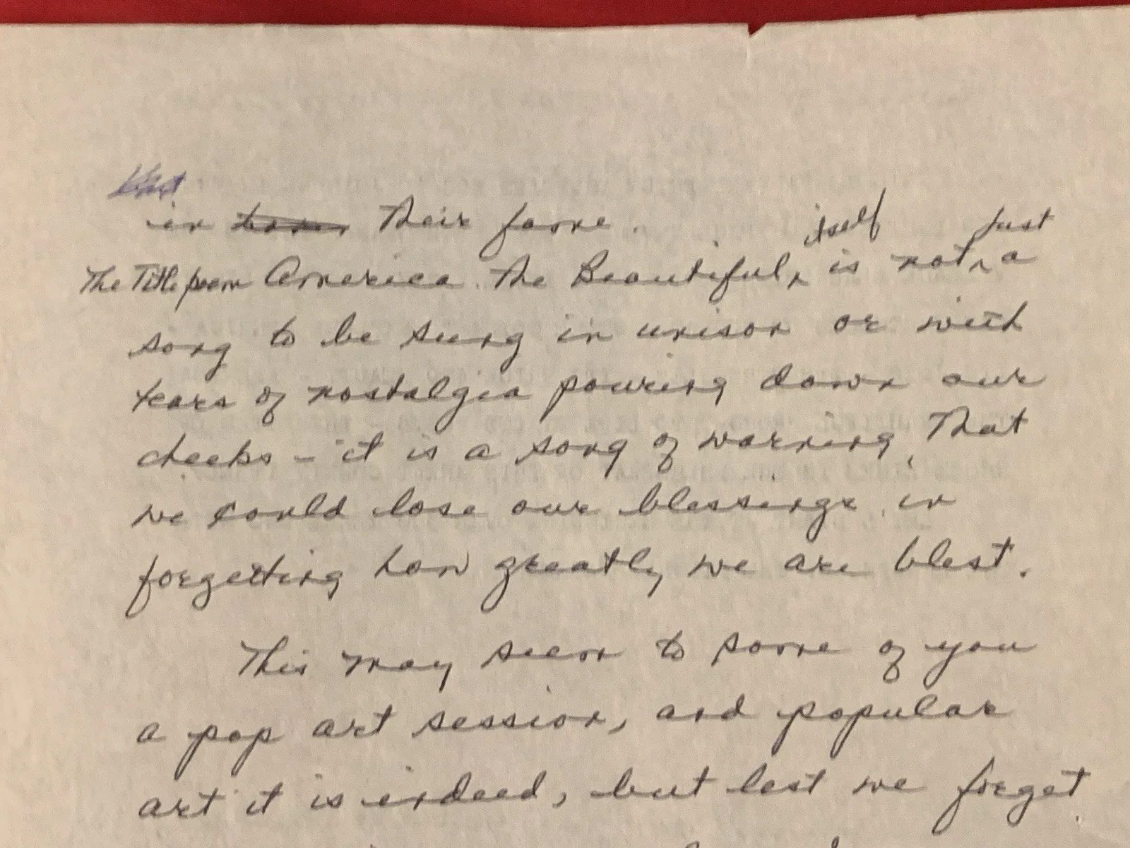 Vincent Price — Vincent Price Estate Typed & Handwritten Manuscript; Beautifully Handwritten 24b, изображение 5