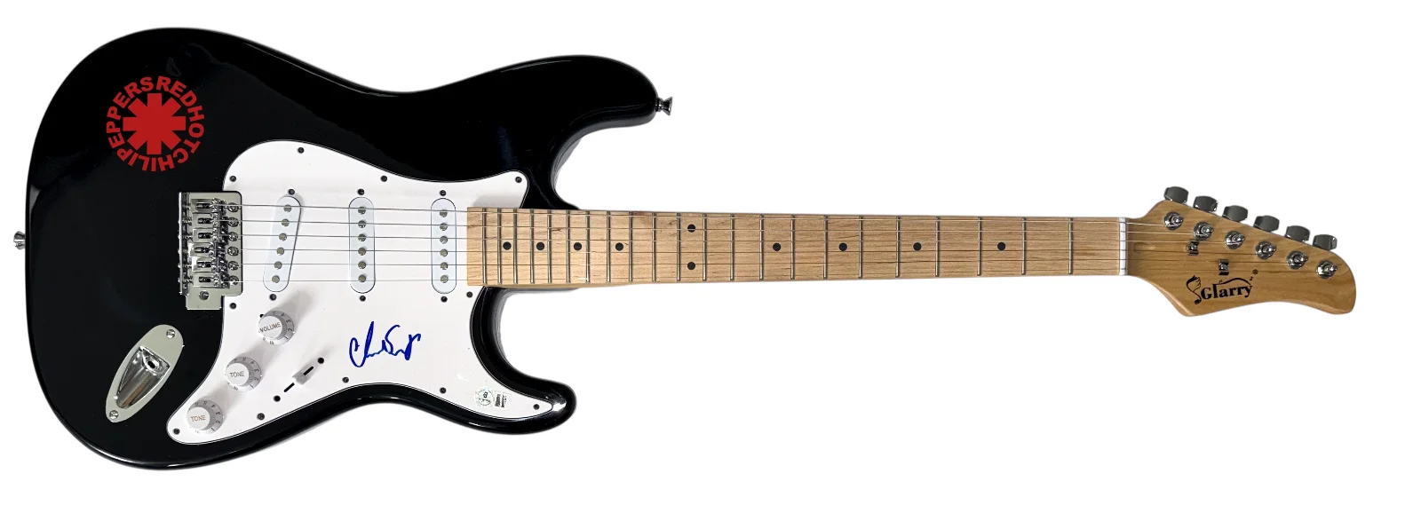 Chad Smith Red Hot Chili Peppers Signed Autograph Electric Guitar Beckett COA, изображение 2