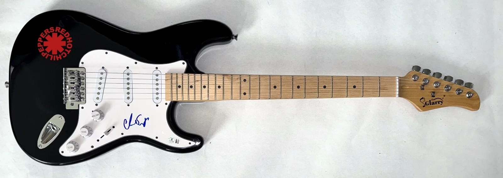 Chad Smith Red Hot Chili Peppers Signed Autograph Electric Guitar Beckett COA, изображение 3