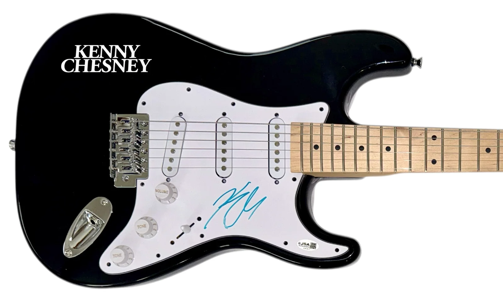 Kenny Chesney Signed Autograph Electric Guitar Country No Shoes Nation JSA COA, изображение 2