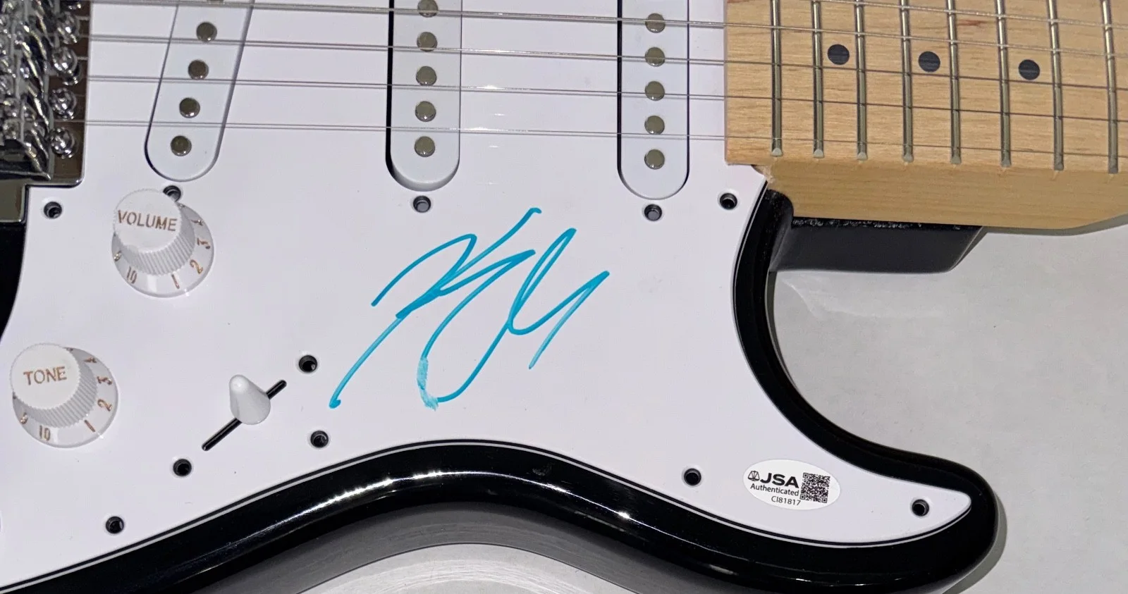Kenny Chesney Signed Autograph Electric Guitar Country No Shoes Nation JSA COA, изображение 4