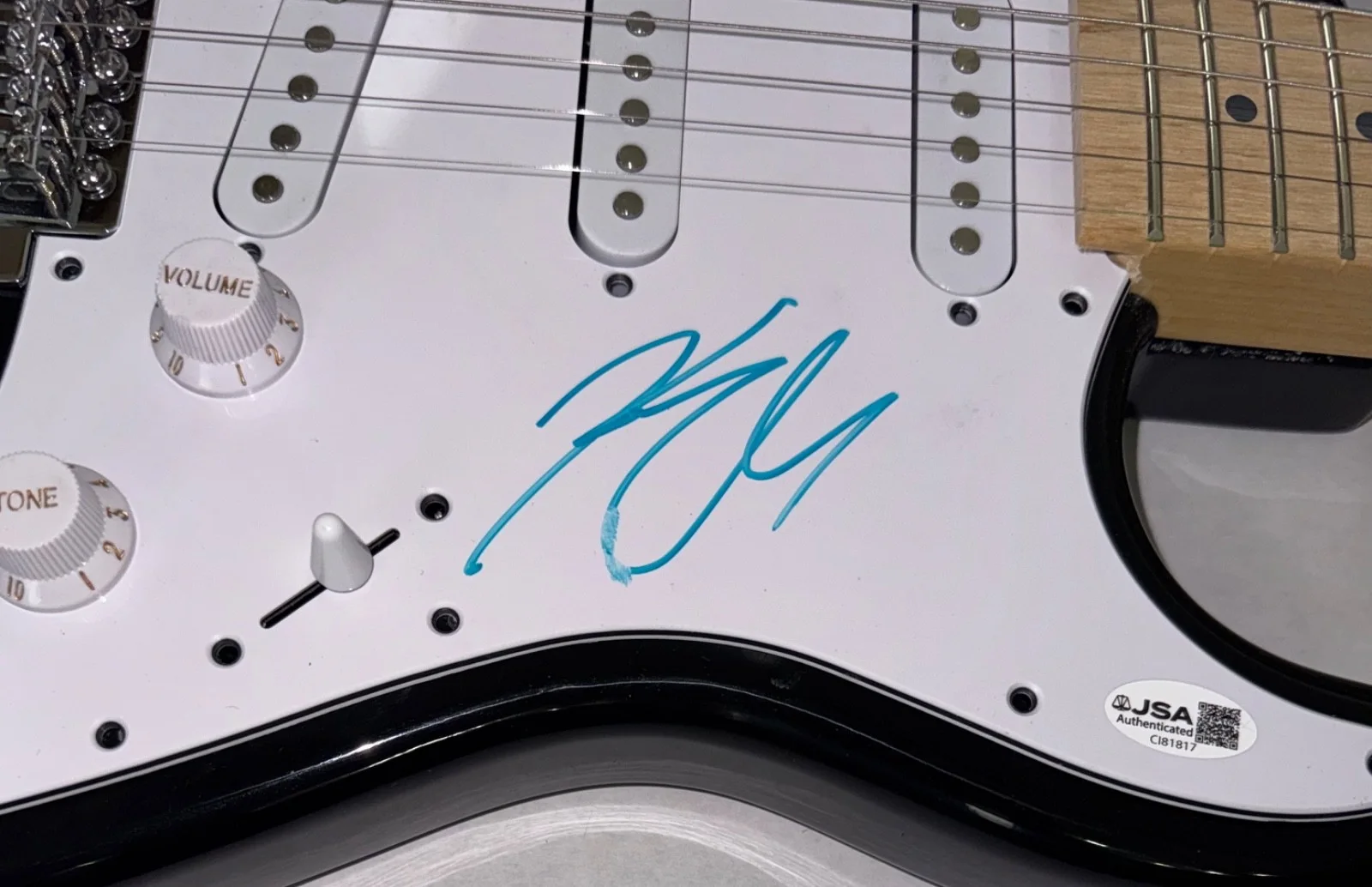 Kenny Chesney Signed Autograph Electric Guitar Country No Shoes Nation JSA COA, изображение 5