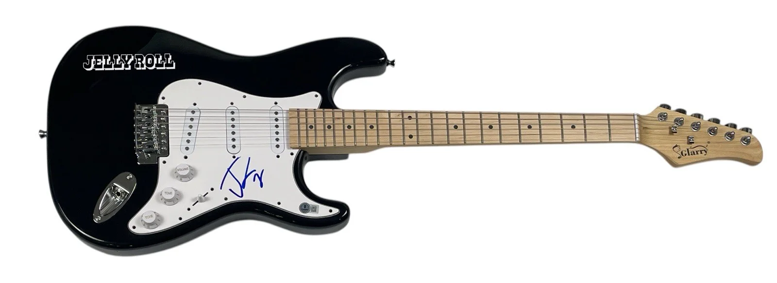 Jelly Roll Signed Autograph Electric Guitar Beautifully Broken Singer Beckett, изображение 2
