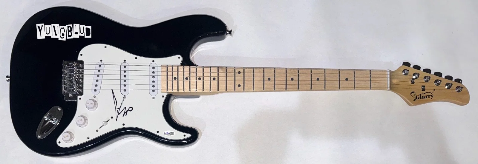 Yungblud Signed Autograph Electric Guitar Weird! Idols Singer Musician JSA COA, image 3