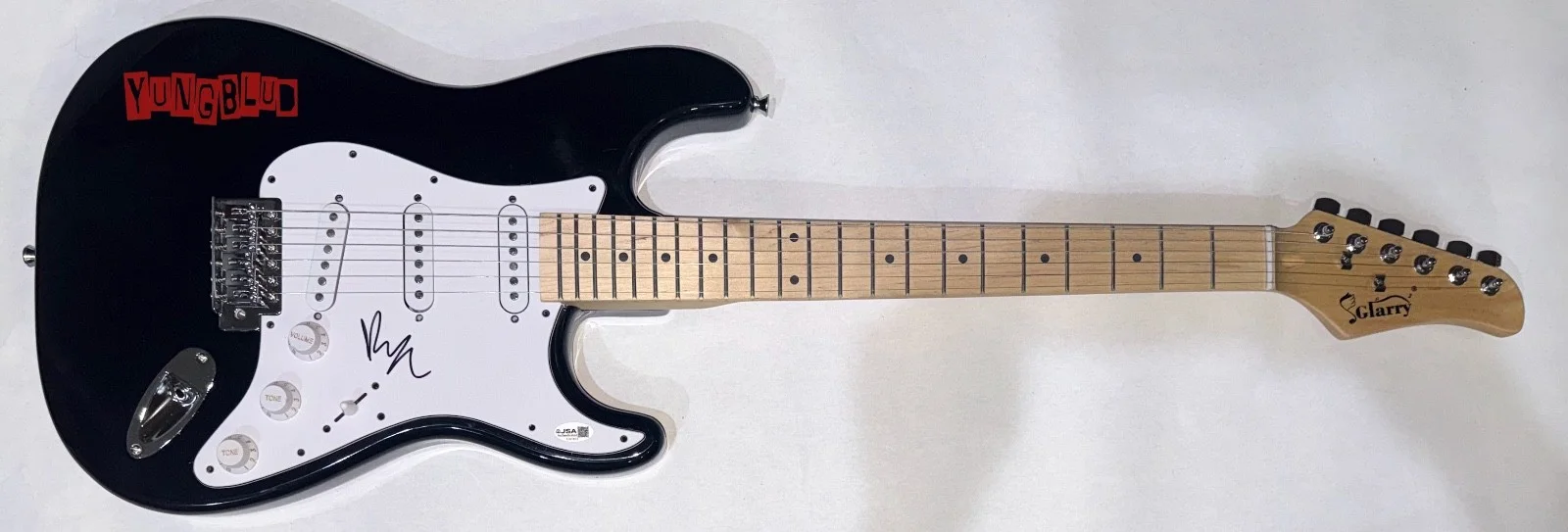 Yungblud Signed Autograph Electric Guitar Weird! Idols Singer Musician JSA COA, image 3