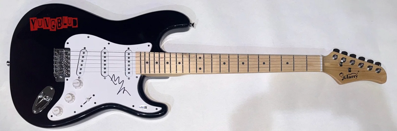 Yungblud Signed Autograph Electric Guitar Weird! Idols Singer Musician JSA COA, image 3
