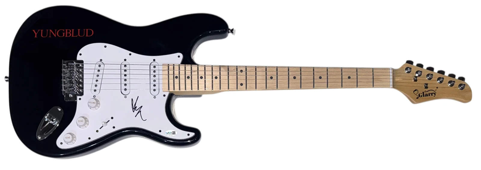 Yungblud Signed Autograph Electric Guitar Weird! Idols Singer Musician JSA COA, image 2
