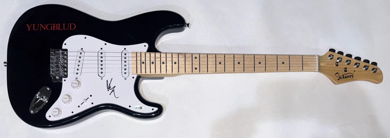 Yungblud Signed Autograph Electric Guitar Weird! Idols Singer Musician JSA COA, image 3