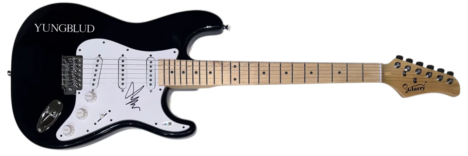 Yungblud Signed Autograph Electric Guitar Weird! Idols Singer Musician JSA COA, image 2