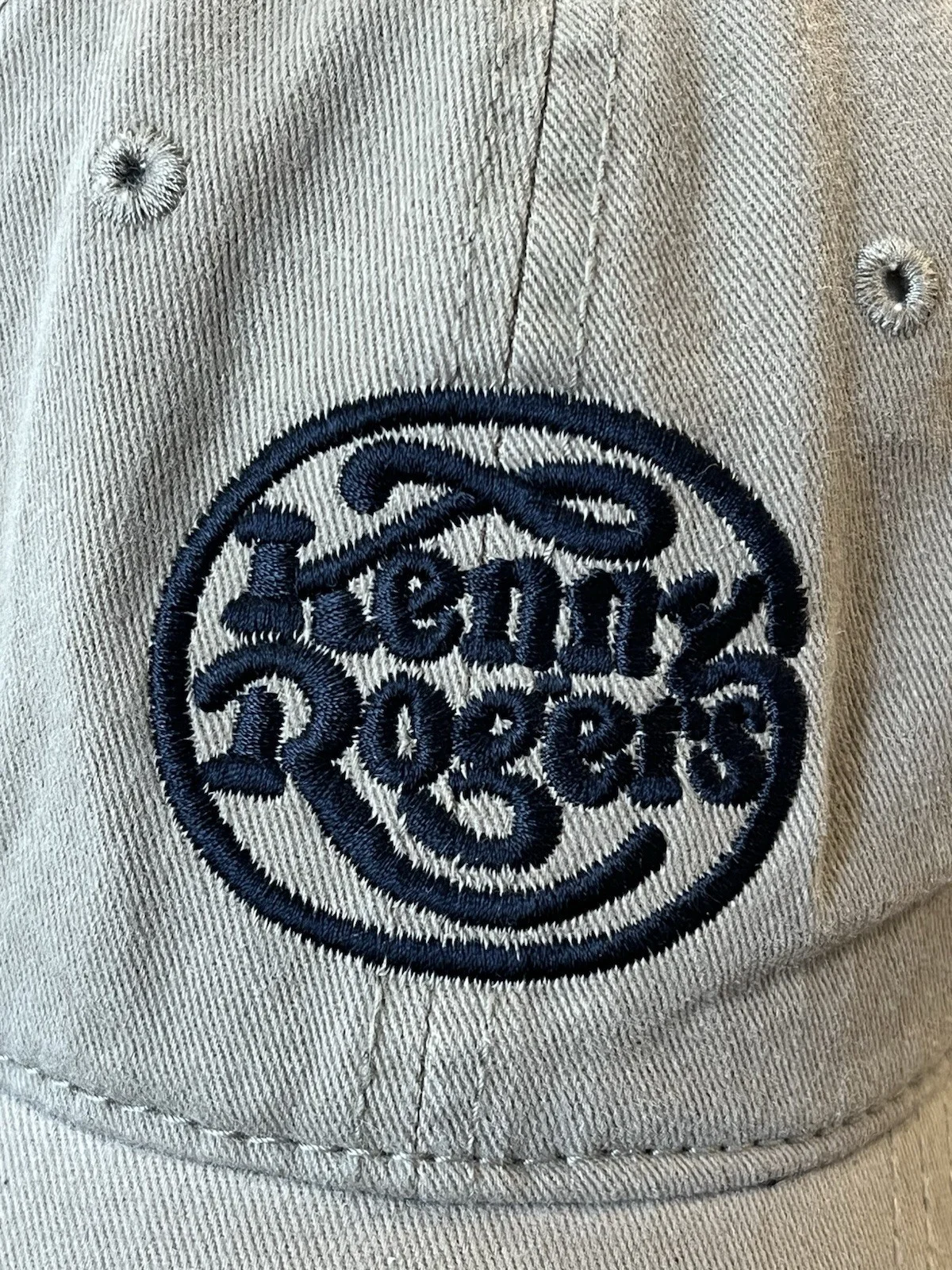 Autographed Hat Linda Davis Country Star Signed Kenny Rogers Cap Khaki Singer, image 3