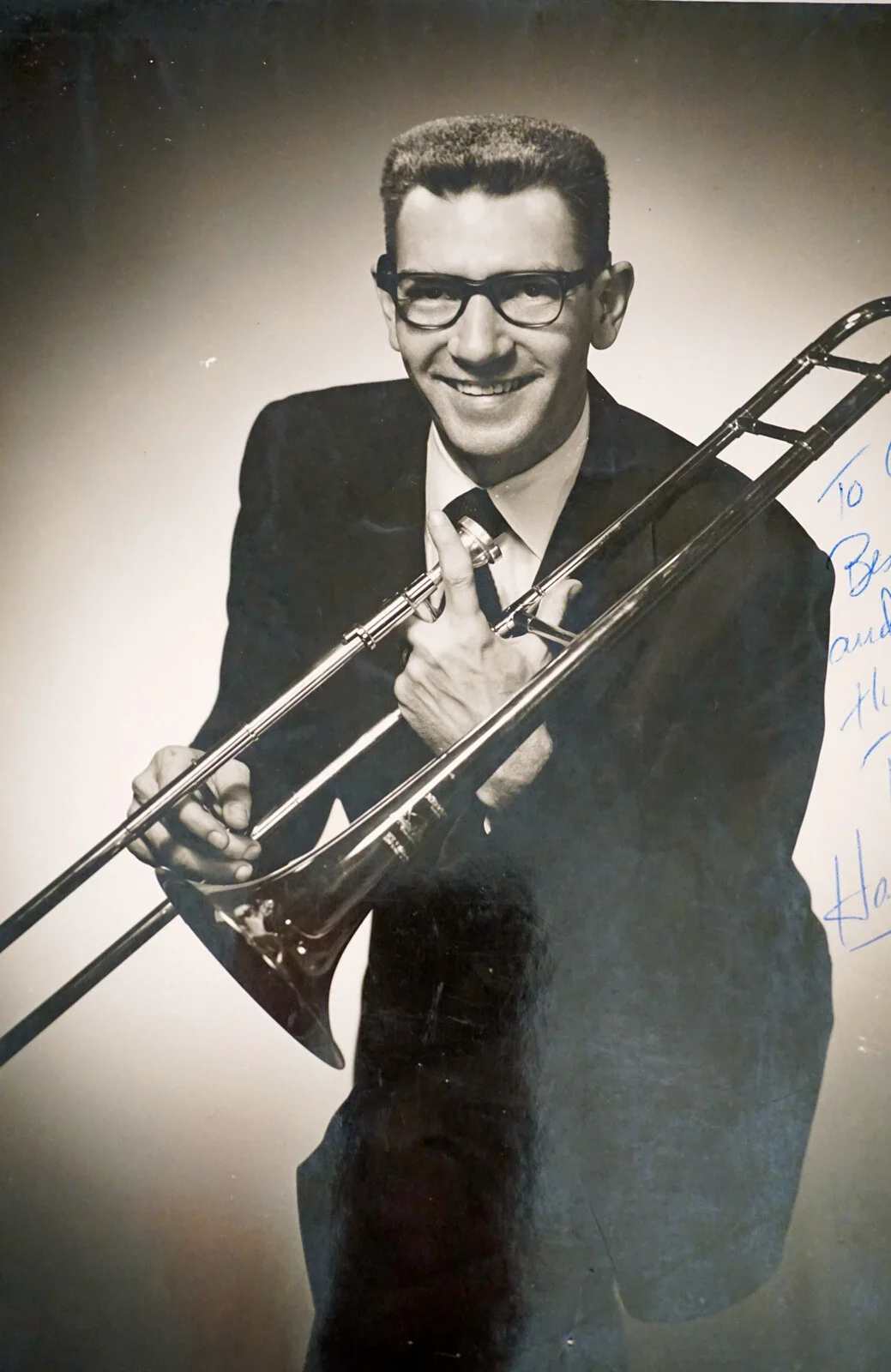 Old Photograph Photo Hank Schooley Signed & Inscribed, изображение 2
