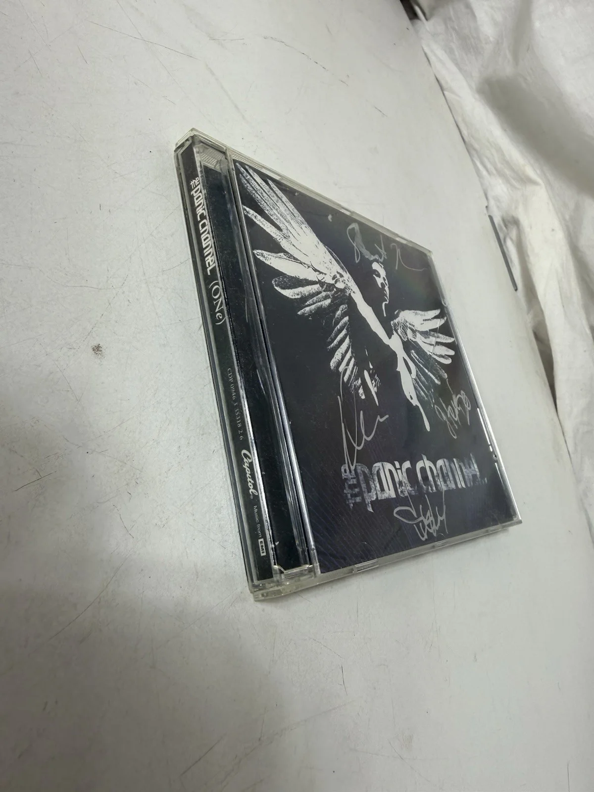 The Panic Channel (One) CD Signed Dave Navarro Stephen Perkins Chris Chaney, image 2