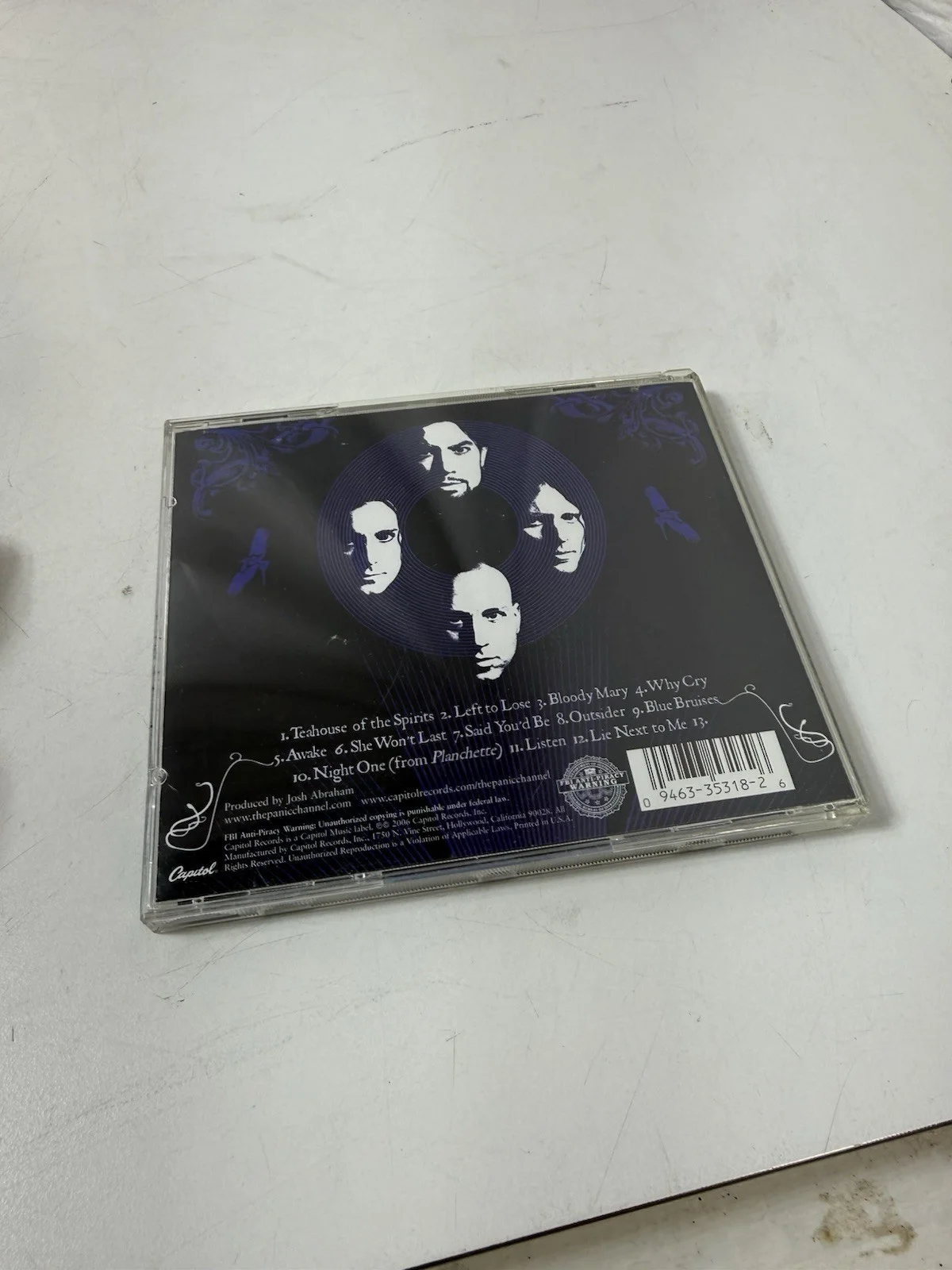 The Panic Channel (One) CD Signed Dave Navarro Stephen Perkins Chris Chaney, image 4