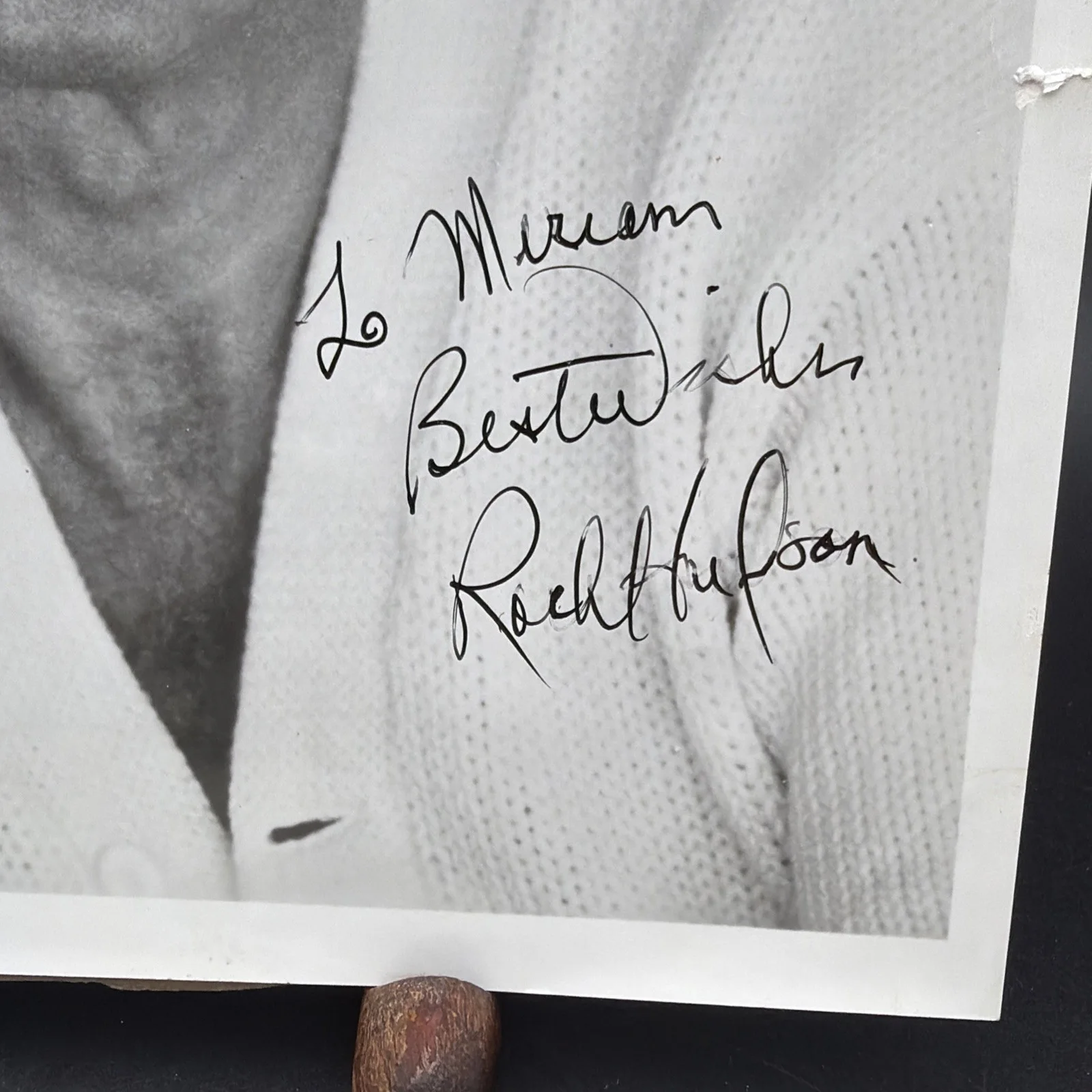 Rock Hudson Hand Signed studio photo 8x10 w/COA, image 3