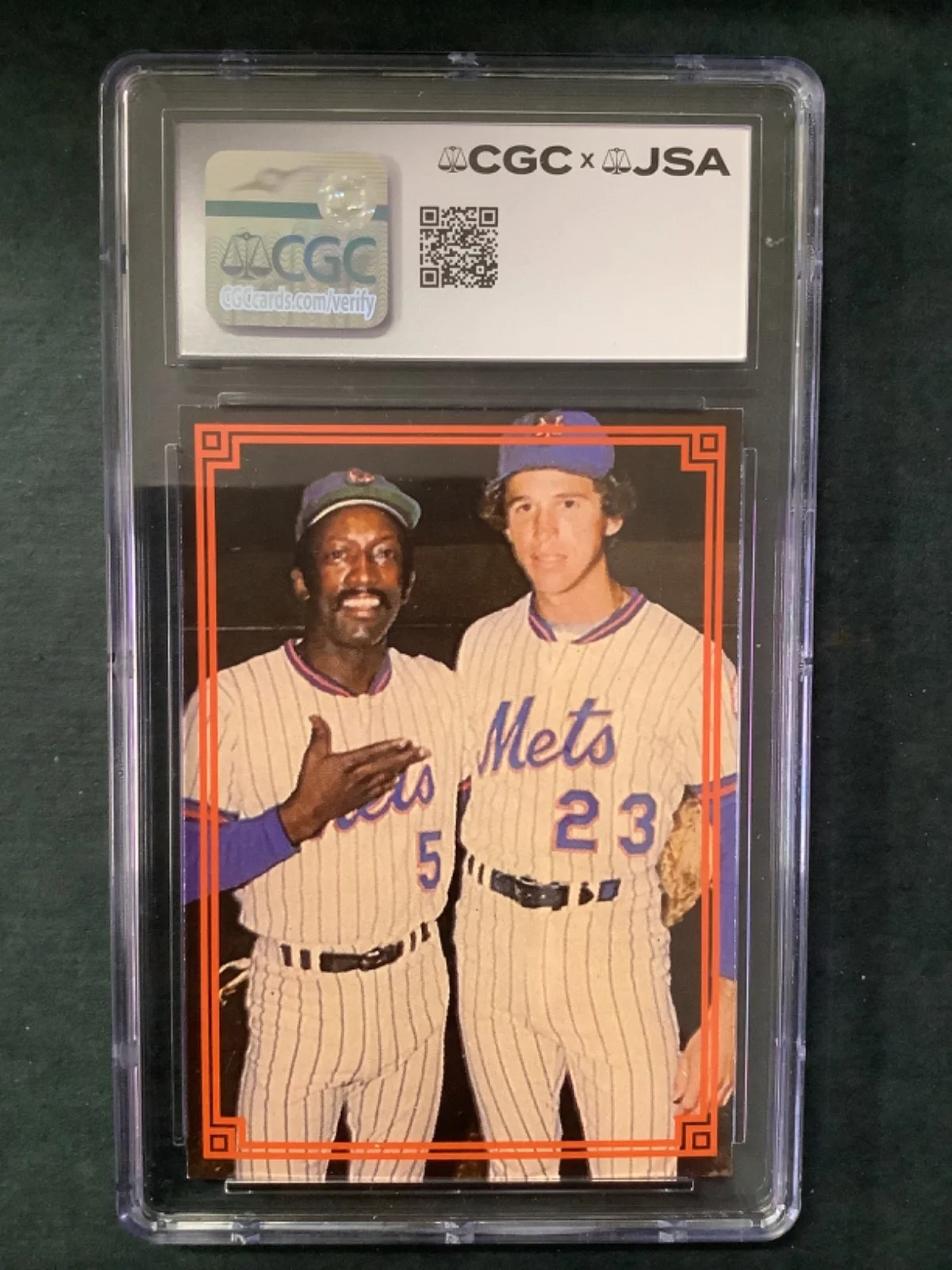 GARRETT MORRIS — Garrett Morris Signed Custom Card "Chico Escuela" JSA Auto 10, image 2