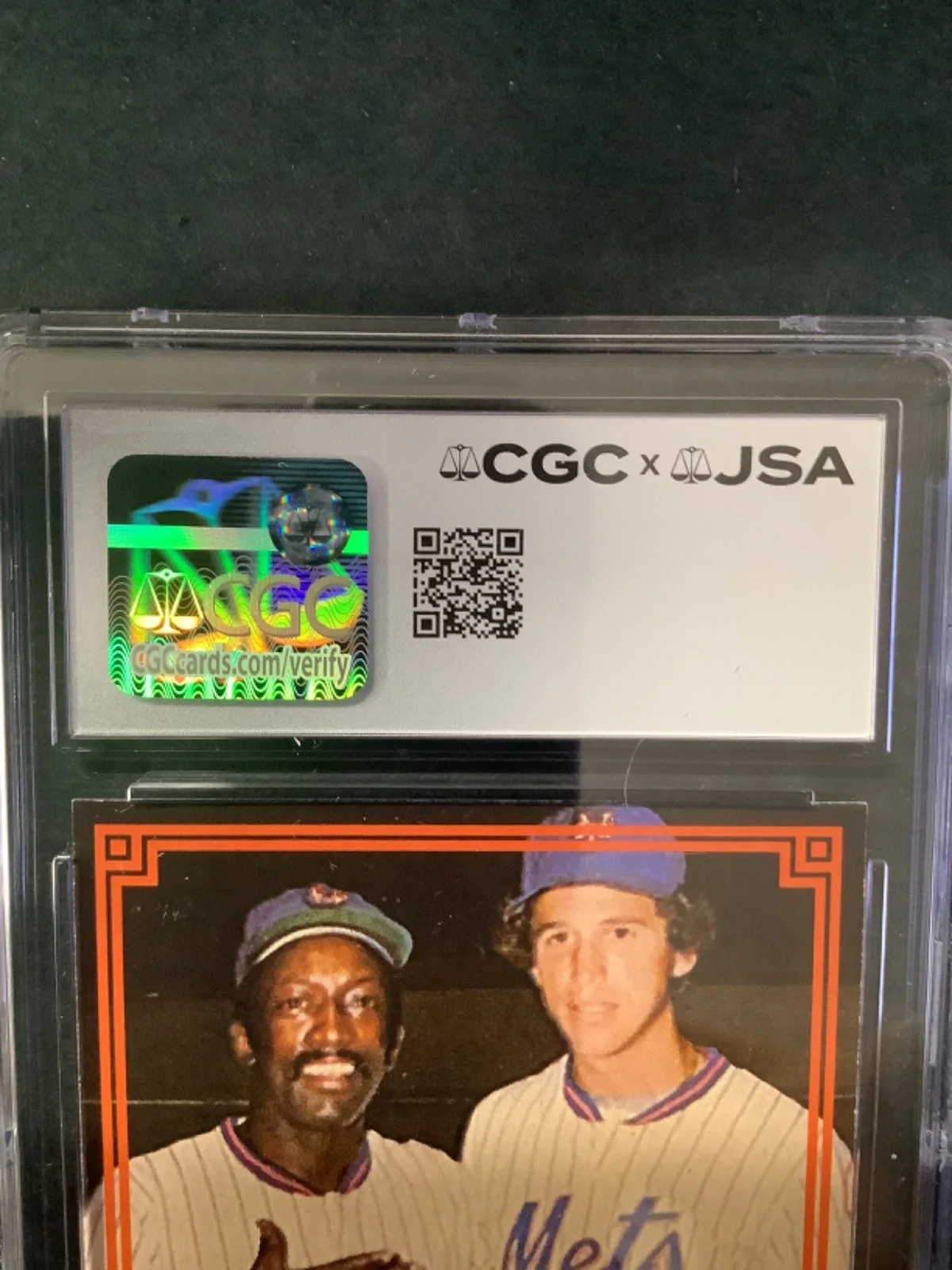 GARRETT MORRIS — Garrett Morris Signed Custom Card "Chico Escuela" JSA Auto 10, image 5