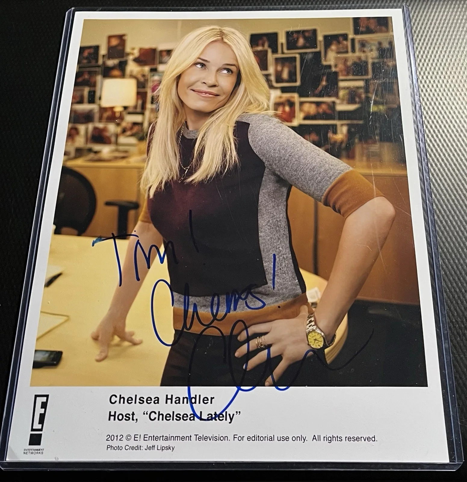 Chelsea Handler — Chelsea Handler E Network Lately Signed 8x10 Photograph w/ Top Loader & COA, image 3