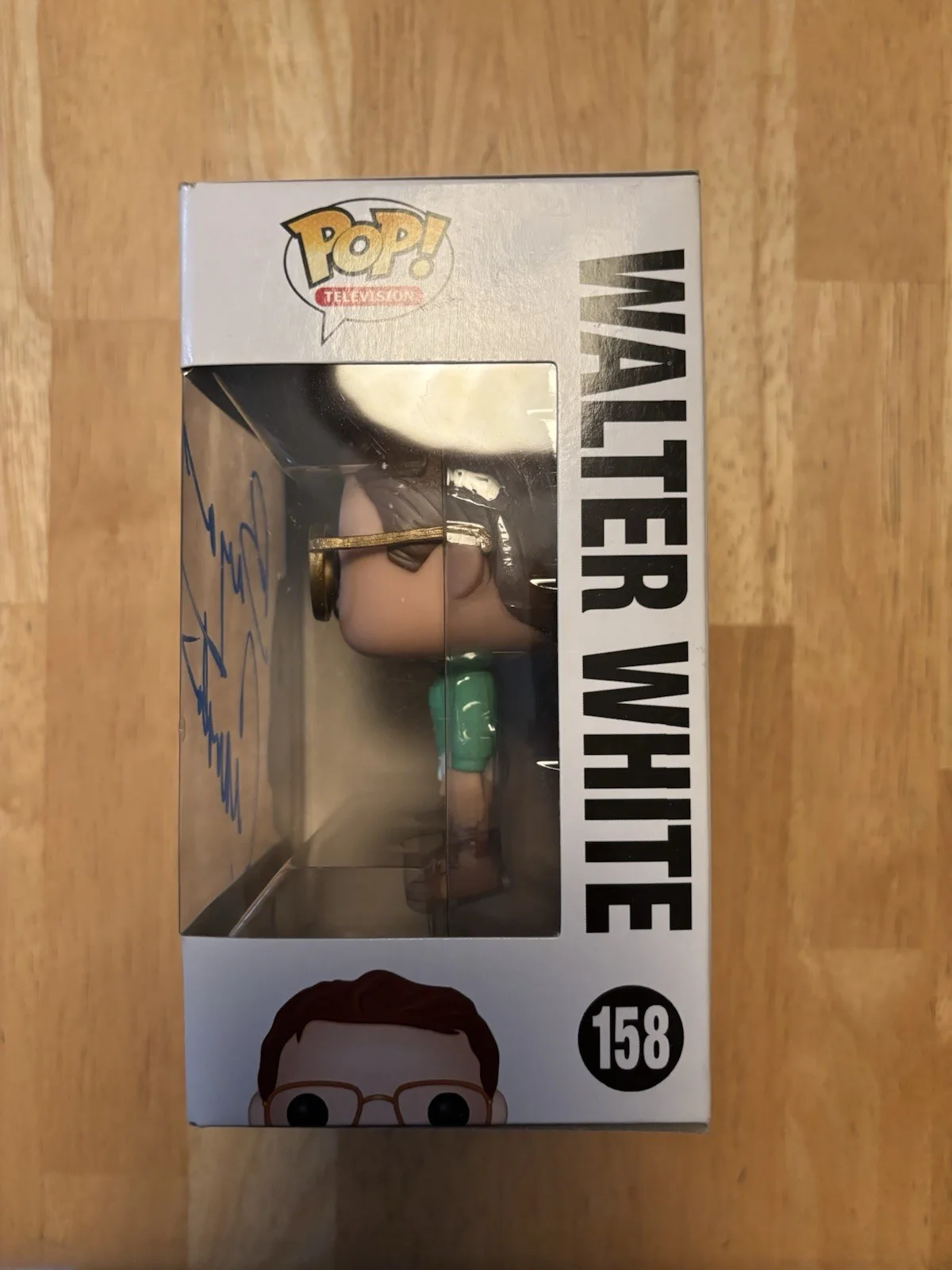Bryan Cranston Signed Autographed Funko Pop Breaking Bad 158. Psa Coa . Walter, image 2