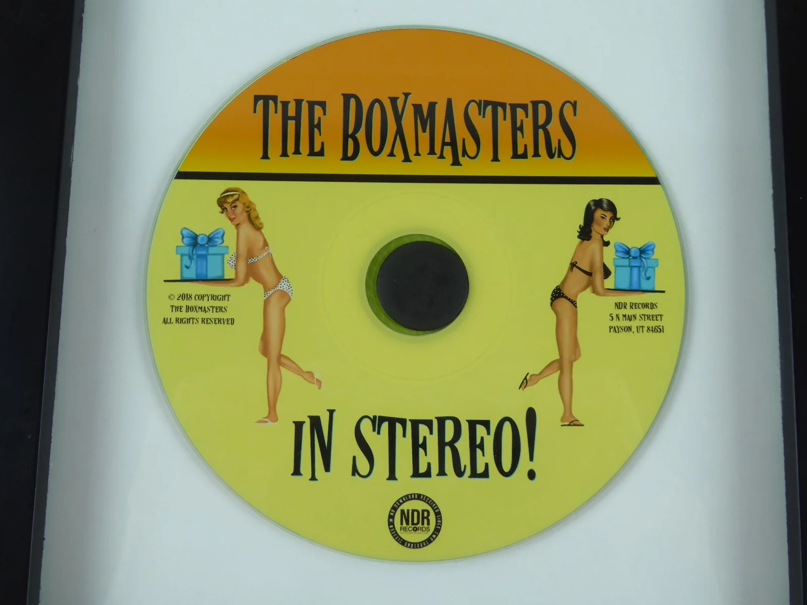 Billy Bob Thornton Boxmasters JD In Stereo Signed Framed Matted CD W/Cover, image 3