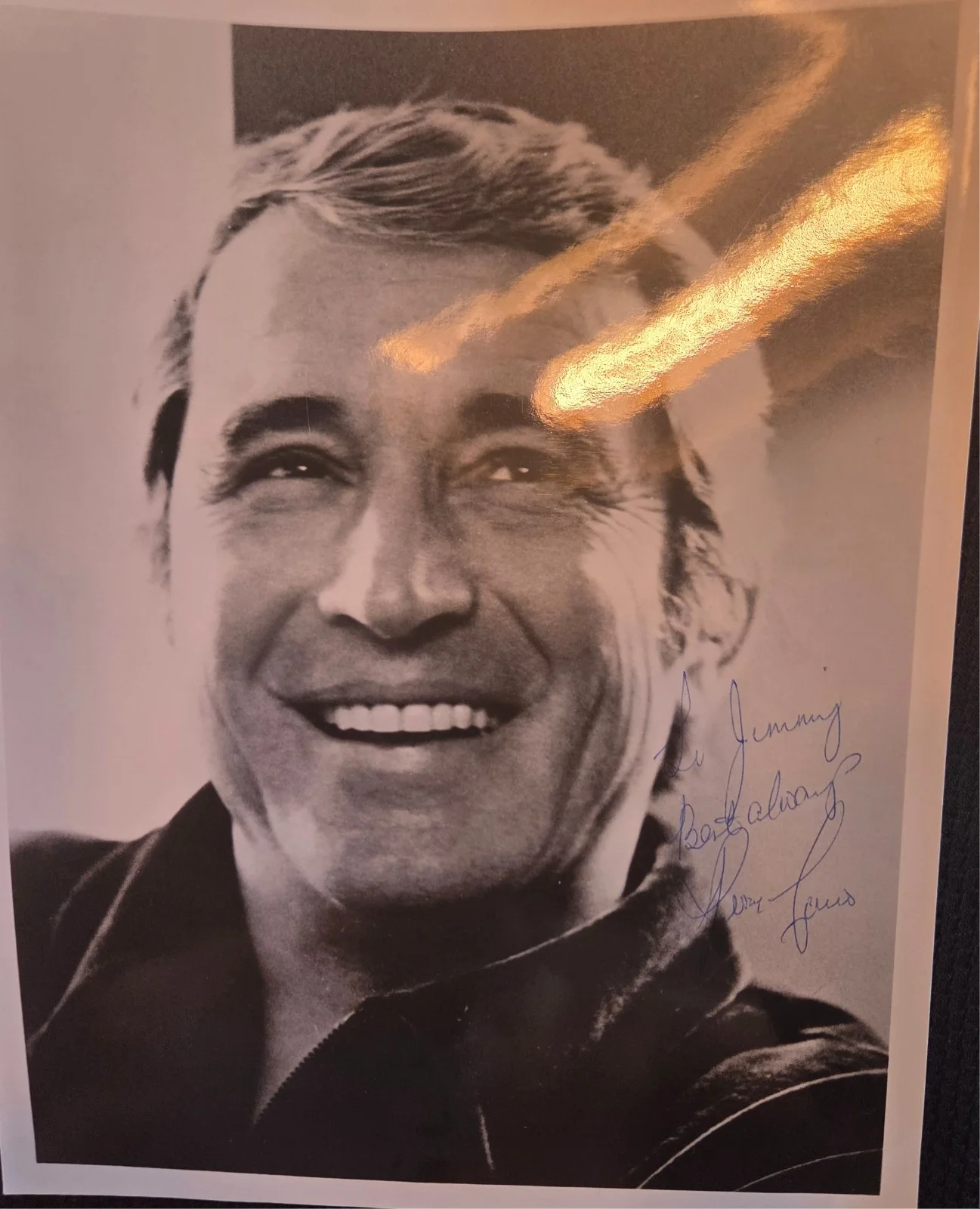 Perry Como Picture Set - (2) Signed 8x10 Photos Autographed Pop Singer RARE, image 3