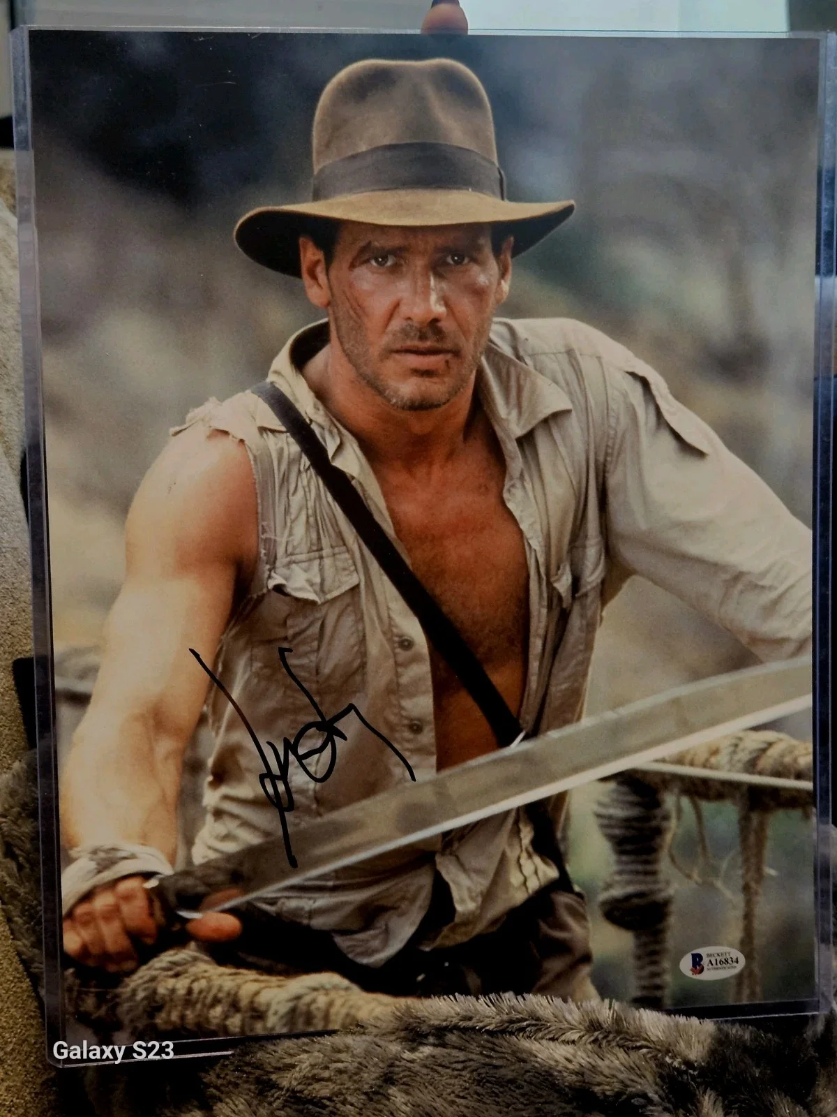 HARRISON FORD SIGNED 'INDIANA JONES' 11x14 PHOTO BECKETT COA STAR WARS JSA Psa, изображение 2