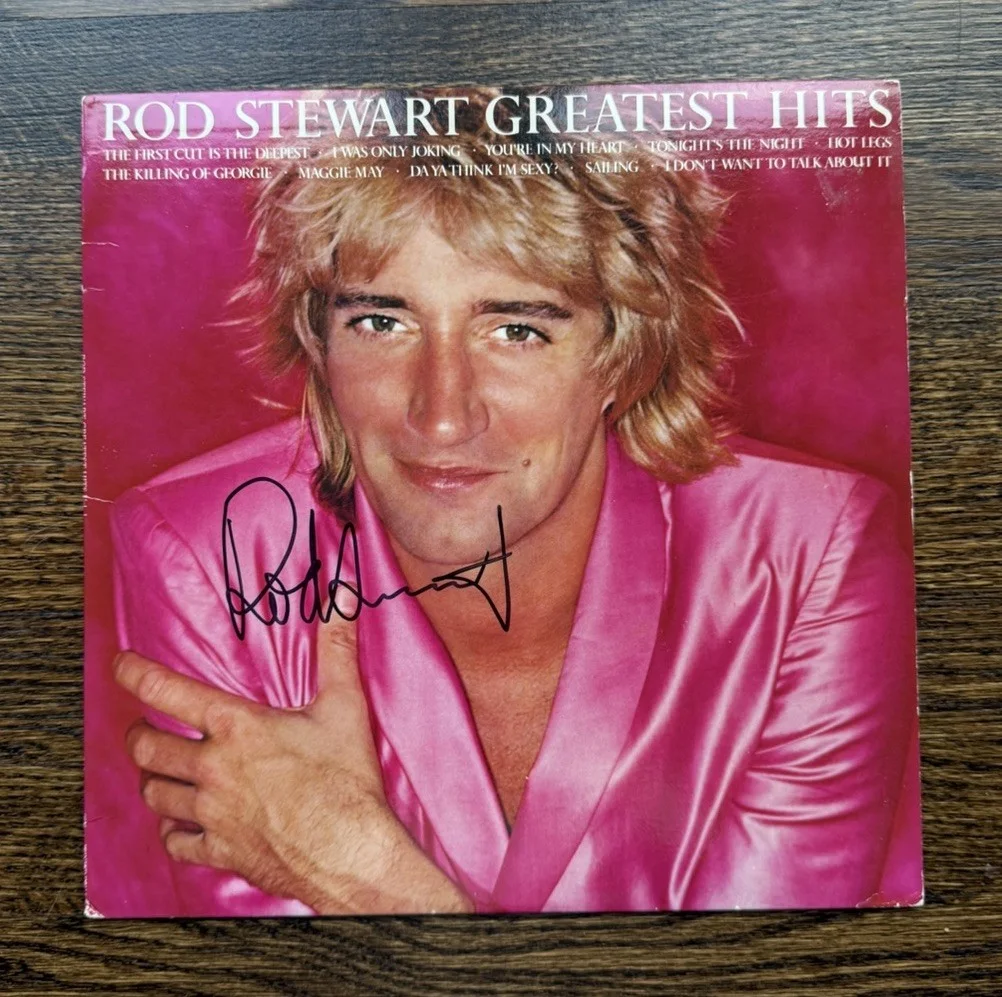 Rod Stewart JSA Signed Autograph Album Record Vinyl Greatest Hits, изображение 4