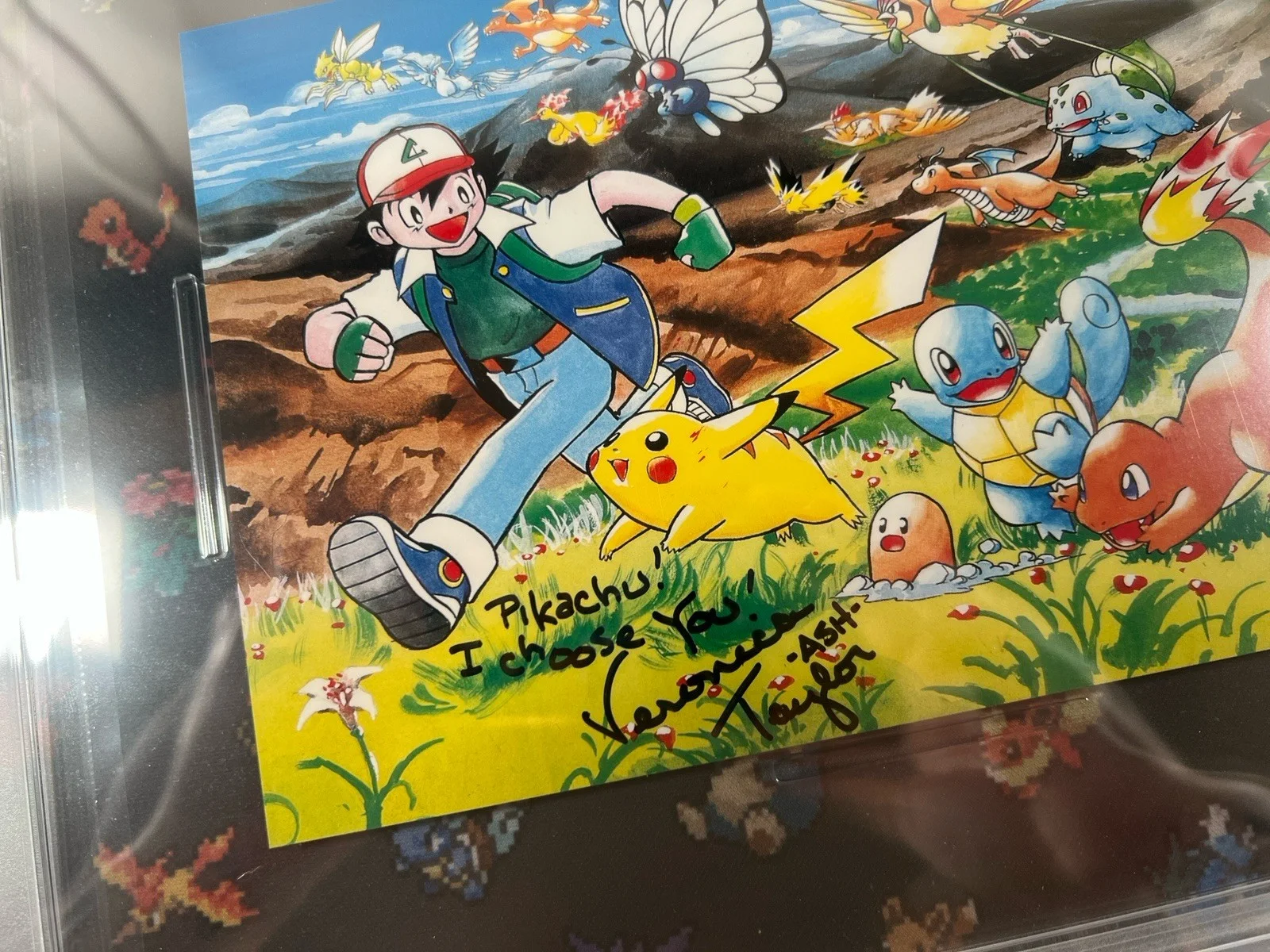 Pokemon Postcard Autograph Veronica Taylor PSA Authentic, image 3