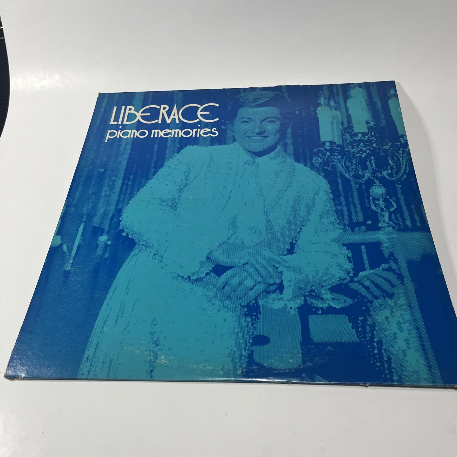 LIBERACE RARE PIANO SKETCH ON ALBUM “Liberace Piano Memories” LP, изображение 2
