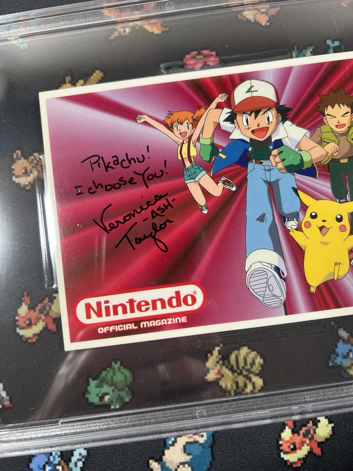 Pokemon Postcard Autograph Veronica Taylor PSA Authentic, image 2