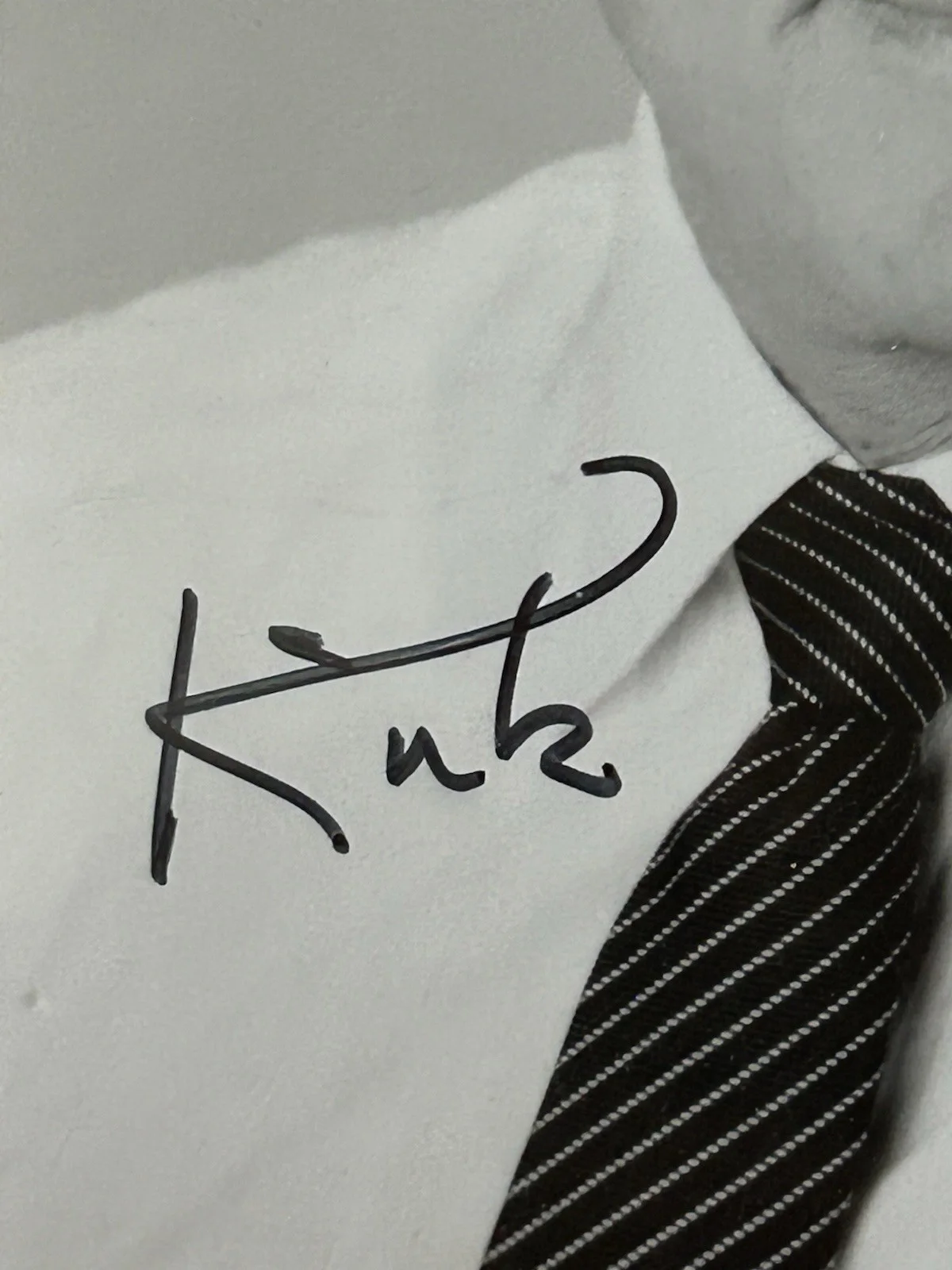 Kirk Douglas autographed photo, image 2