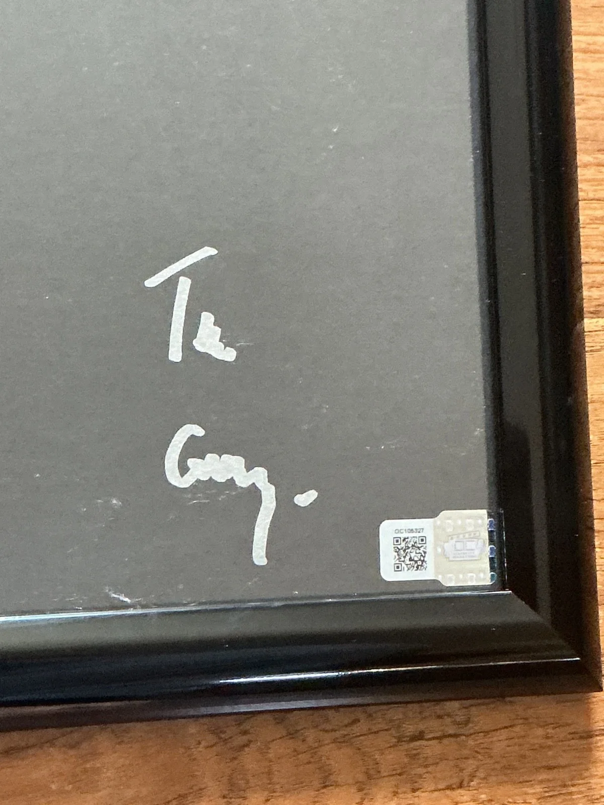 Tim Curry — Tim Curry Autographed The Faces Of Curry Characters Framed 20X28 Lithograph BAS, image 2