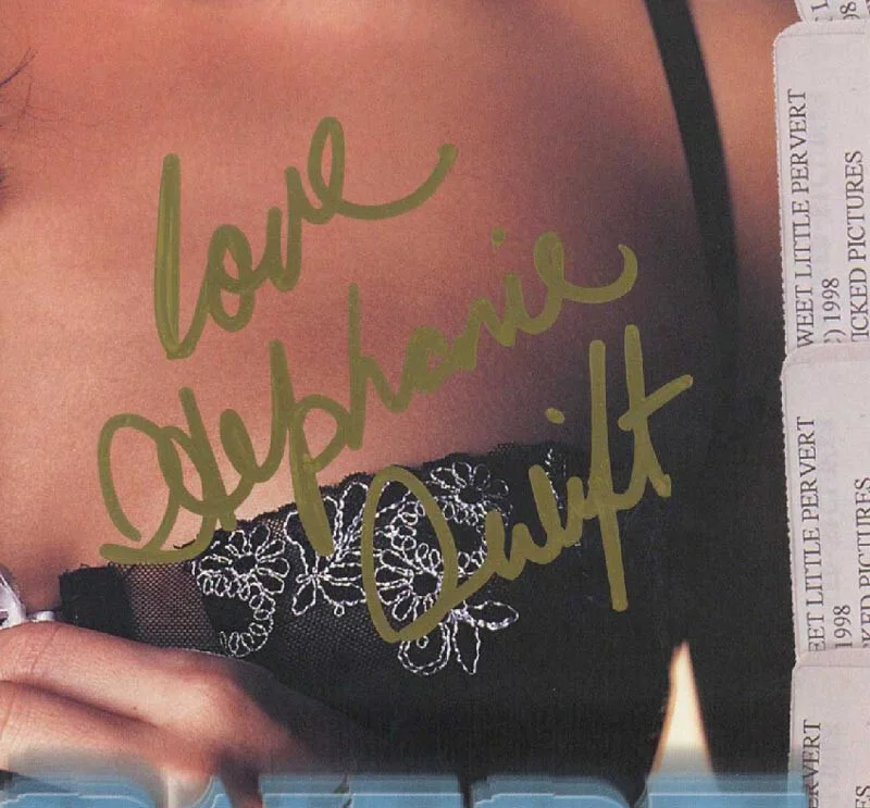 STEPHANIE SWIFT SIGNED SWEET LITTLE PERVERT PROMO POSTER XXX PORN BECKETT BAS, изображение 2